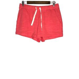 J.Crew Factory‎ NWT Pink Drawstring Cotton Terry Shorts Size Small with Pockets